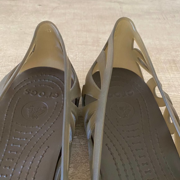 Crocs Adrina III Womens Slip On Round Closed Toe Cut Out Ballet Flats Shoes 11 - Picture 8 of 9